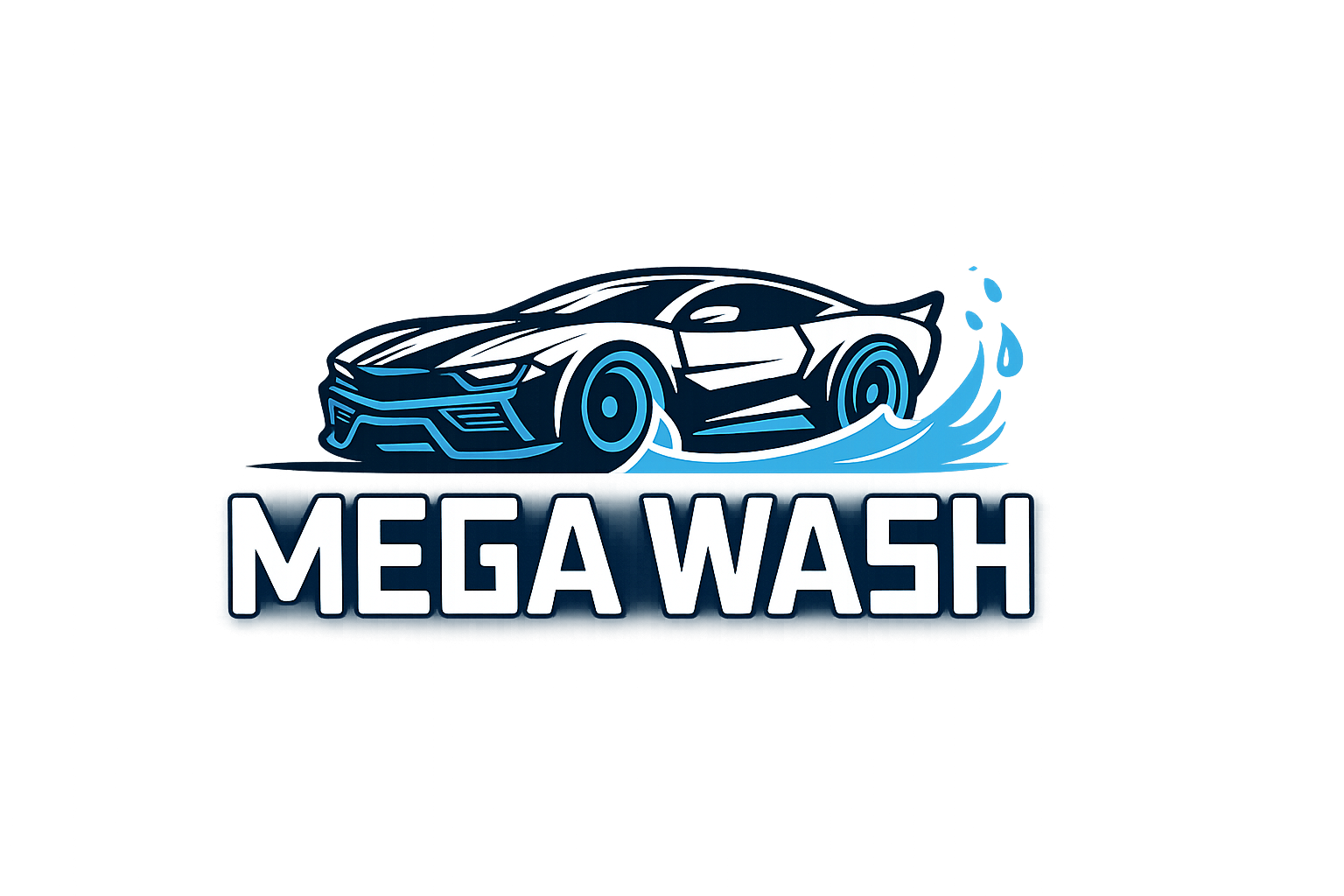 Mega Wash Logo